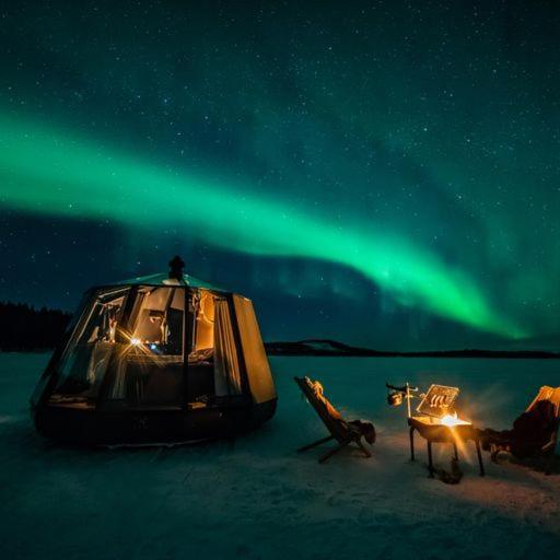 Aurora River Camp Glass Igloos & Cabins Kiruna Εξωτερικό φωτογραφία